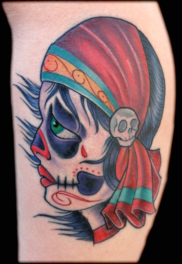 MEMPHIS - day of the dead gypsy girl tattoo